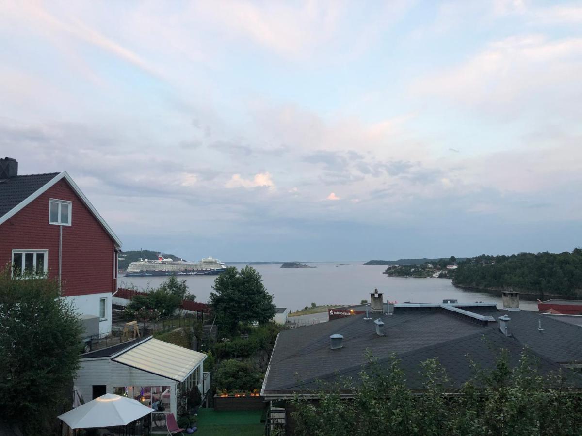 Appartement Aid Og Svein' S Sentrumsnaere Panorama Hjem à Kristiansand Extérieur photo